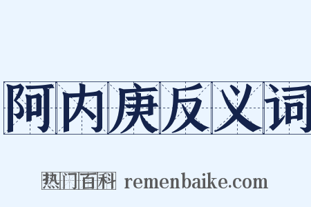 阿内庚反义词是什么意思的图片
